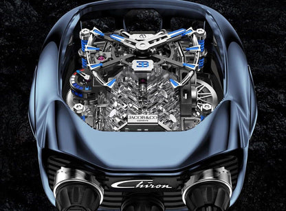 Bugatti Chiron Blue (Tinted) Watch Replica