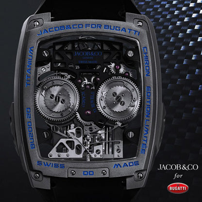 Bugatti Chiron Tourbillon Black Watch Replica