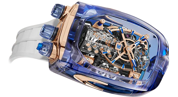 Bugatti Chiron Blue Sapphire Crystal Watch Replica