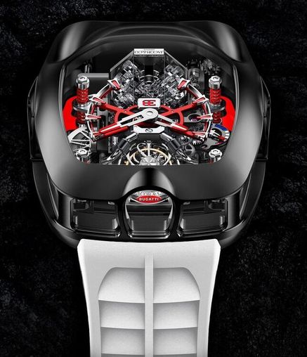 Bugatti Chiron Tourbillon Red & Black Watch