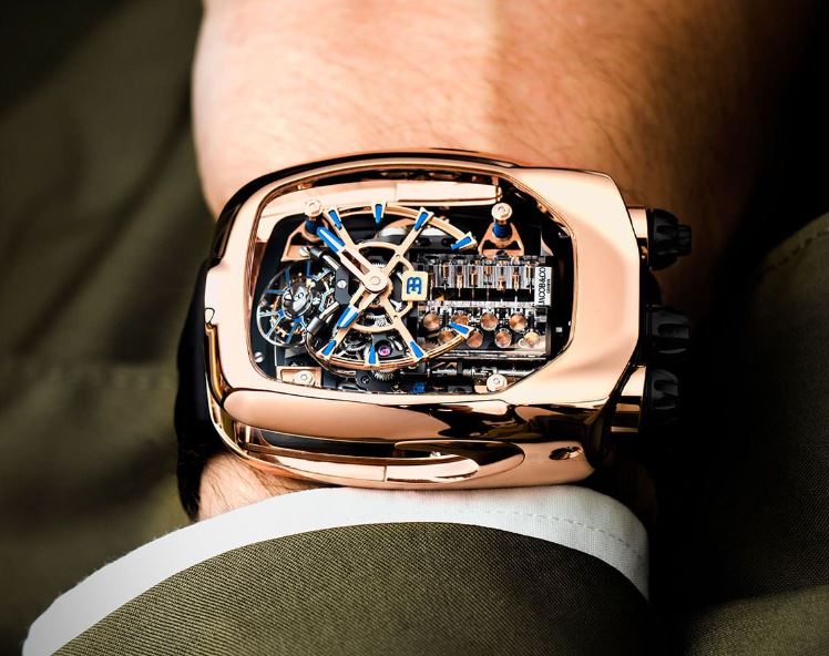 Bugatti Chiron Rose Gold Watch Replica