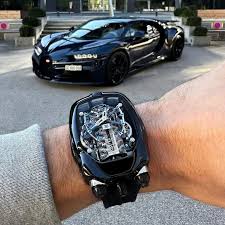 Bugatti Chiron Blue (Tinted) Watch Replica