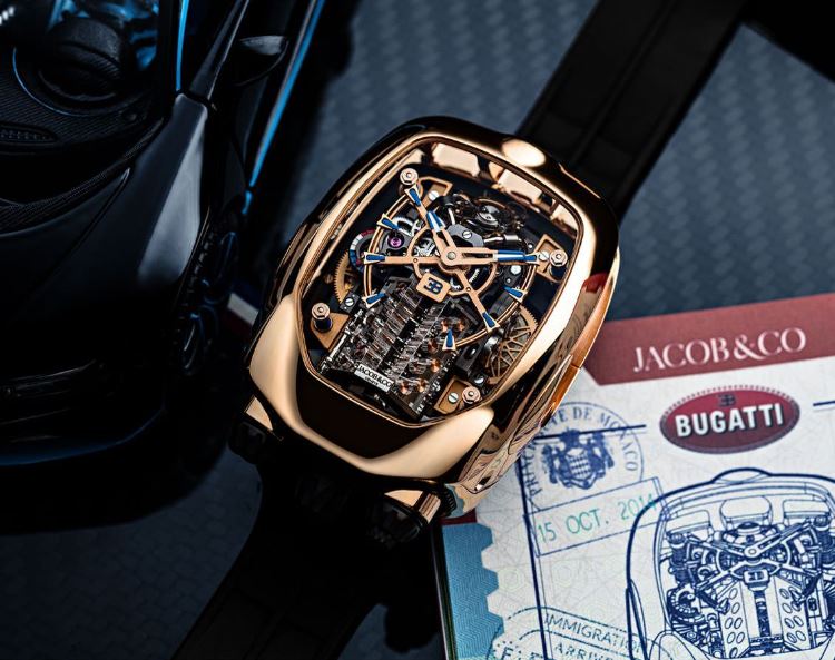 Bugatti Chiron Rose Gold Watch Replica