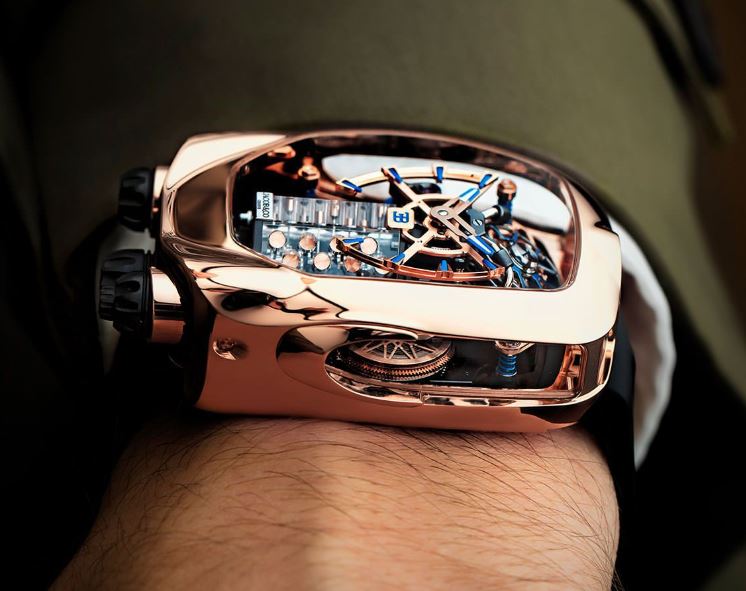 Bugatti Chiron Rose Gold Watch Replica