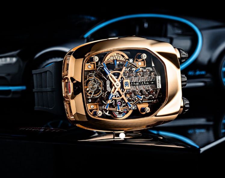 Bugatti Chiron Rose Gold Watch Replica